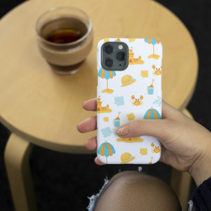 Coques iPhone 16 Pro Max Joli Parasol de Plage & Château de Sable 