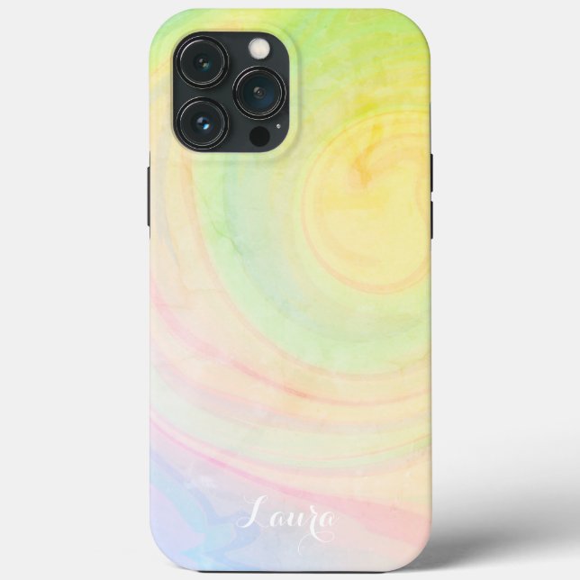 Coques Case-Mate iPhone Joli Pastel Abstrait Style tendance Inspirivity (Verso)