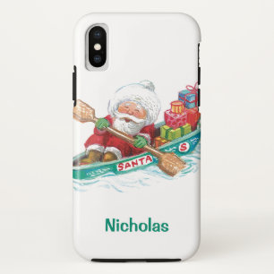 Etui iPhone Case-Mate Joli Père Noël de dessin animé mignon dans un bate