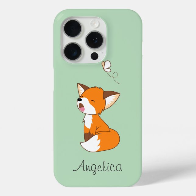 Coques Case-Mate iPhone Joli Petit Fox Sleepy (Verso)