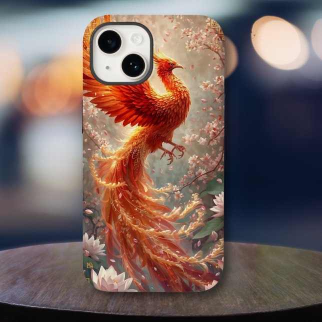 Coques Case-Mate iPhone Joli Phoenix Radieux Fleur de cerisier (Créateur téléchargé)