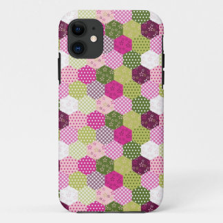 Coques Pour iPhone Joli Pretty Rose Vert Mulberry Patchwork Quilt Des
