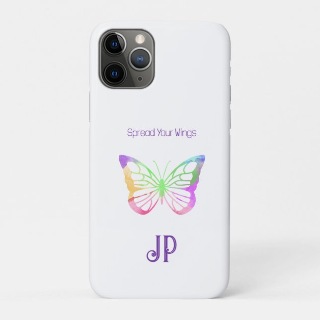 Coques Case-Mate iPhone Joli Purple Étaler Votre Papillon D'Ailes (Dos)