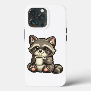 Case-Mate iPhone Case Joli Raton laveur avec Café – Animal Kawaii Confor