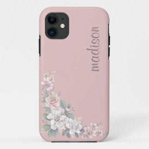 Case-Mate iPhone Case Joli rose et ivoire Rose Floral