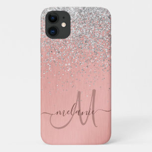Case-Mate iPhone Case Joli Rose Gold Parties scintillant en argent brill