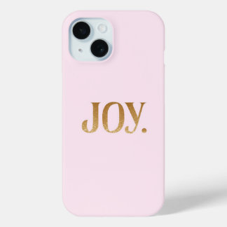 Coque Pour iPhone 15 Joli Rose Joli Avec Faux Gold Parties scintillant