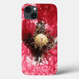 Coques Pour iPhone Joli Rouge Fleur Poppy Macro iPad Mini Case