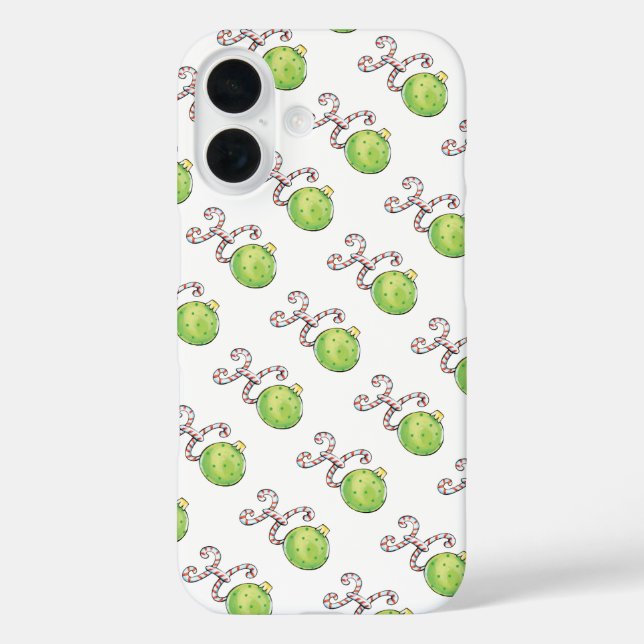 Coques Case-Mate iPhone Joli texte de Noël, Ho dans les décorations de can (Verso)