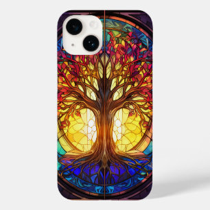 Coque Pour iPhone 14 Joli vitrail de vie