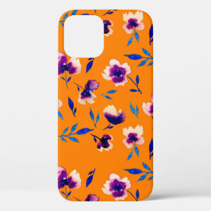 Case-Mate iPhone Case Jolie aquarelle pivoine violet fleurs et 