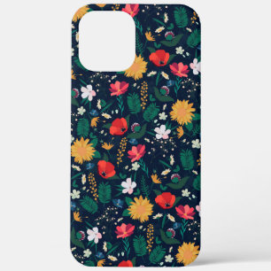 Case-Mate iPhone Case Jolie couleur Wild Floral Blue Design