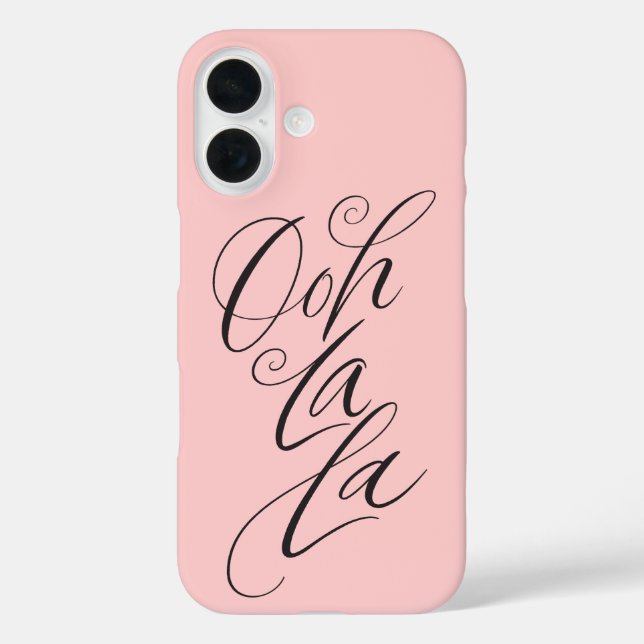 Coques Case-Mate iPhone Jolie Femine - Ooh La La - Sensuelle Lettres Cas (Verso)
