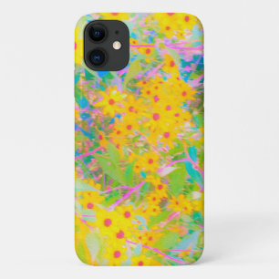 Case-Mate iPhone Case Jolie Fleurs Jaunes et Rouges avec Turquoise
