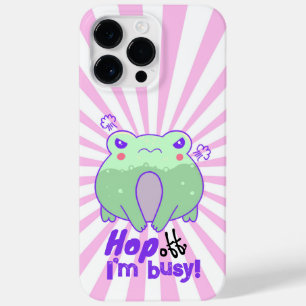 Coque Pour Pour iPhone 14 Pro Max Jolie grenouille en colère kawaii cadeau starburst