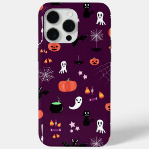Coque iPhone 15 Pro Max Jolie Halloween Art Creepy