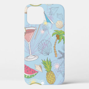 Case-Mate iPhone Case Jolie illustration estivale motif avec pastèque,