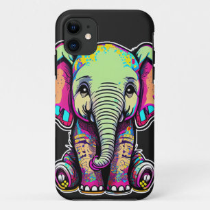 Case-Mate iPhone Case Jolie illustration numérique d'un bébé éléphant as