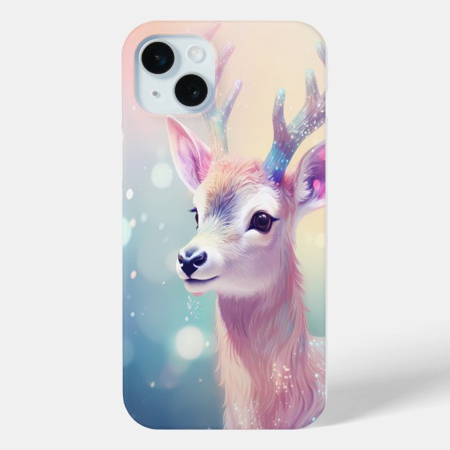 COQUES Case-Mate iPhone JOLIE PASTEL HIVER VACANCES DEER (Verso)