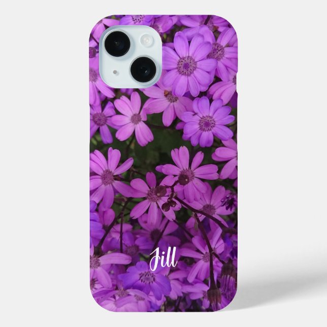 Coques Case-Mate iPhone Jolie photo de fleur rose à peine là (Verso)