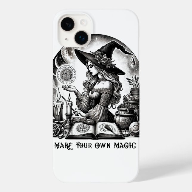 Coques Case-Mate iPhone Jolie sorcière apothecaire Faites votre propre mag (Verso)