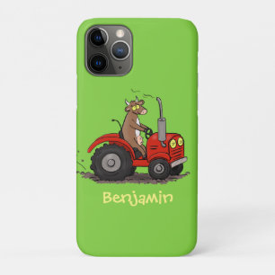 Case-Mate iPhone Case Jolie vache heureuse conduisant un dessin animé de