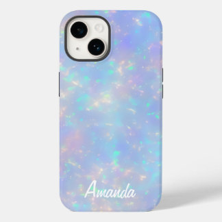 Coque Pour iPhone 14 Jolies Faux Couleurs Opalescentes