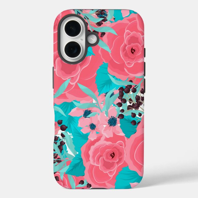 Coques Case-Mate iPhone Jolies Fleurs Roses (Verso)