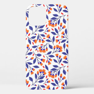 Case-Mate iPhone Case Jolies petites fleurs orange sans couture motif