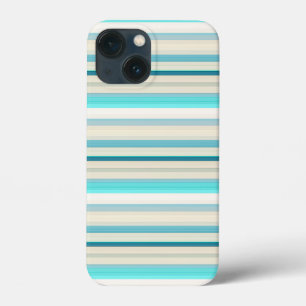 Case-Mate iPhone Case Jolies rayures aqua blanc