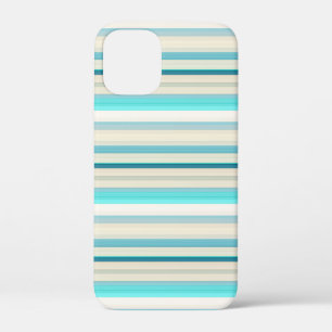 Case-Mate iPhone Case Jolies rayures aqua blanc