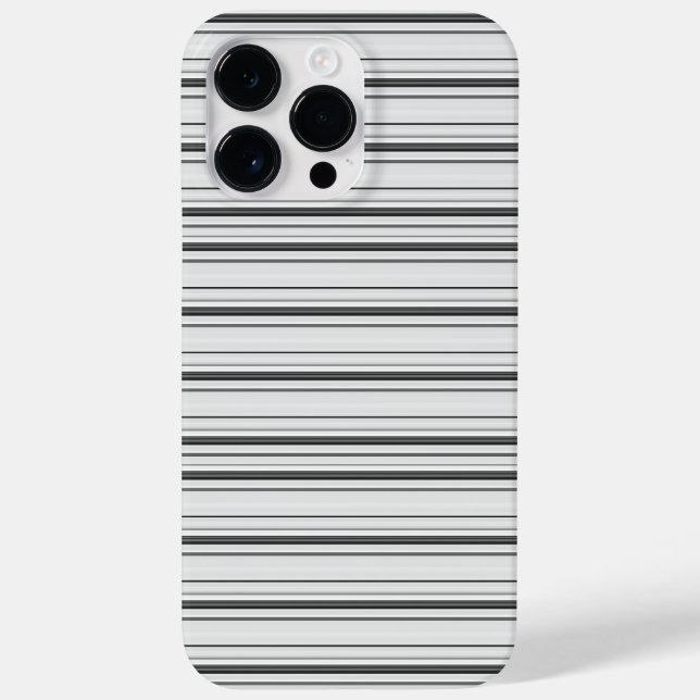Coques Case-Mate iPhone Jolies rayures blanches grises (Verso)