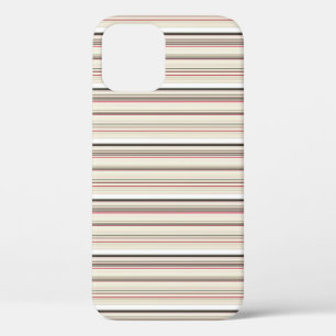 Case-Mate iPhone Case Jolies rayures blanches rouges vintage