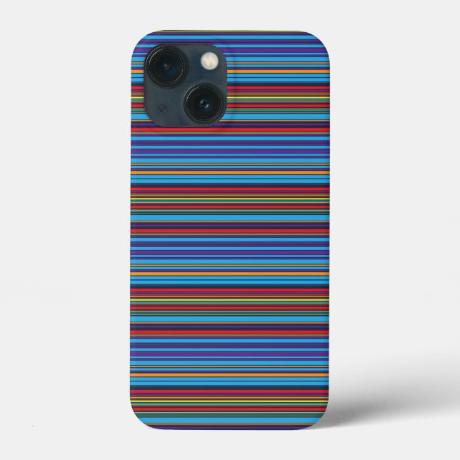 Coques Case-Mate iPhone Jolies rayures bleu violet (Verso)