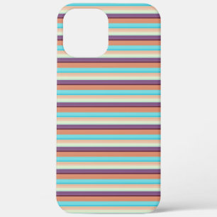 Case-Mate iPhone Case Jolies rayures bleues marron 