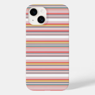 Coque Pour iPhone 14 Jolies rayures colorées modernes