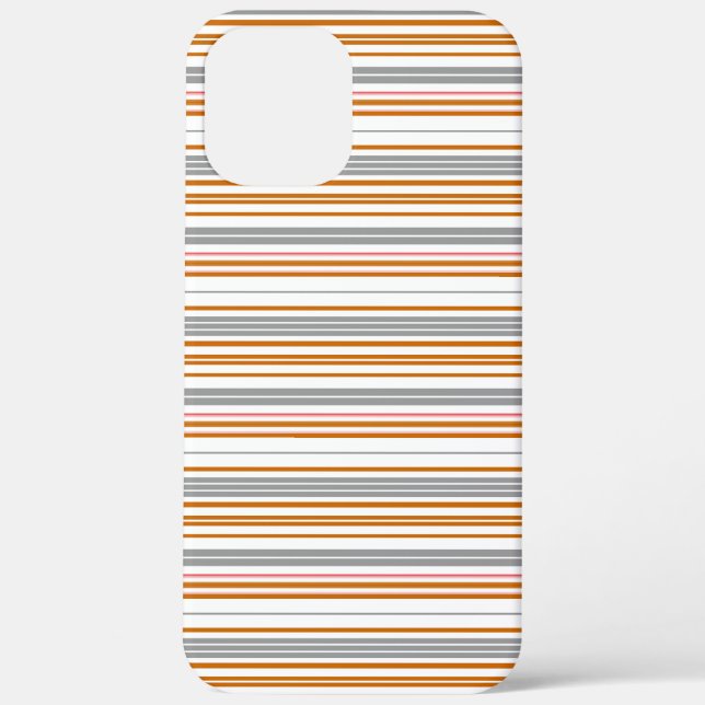 Coques Case-Mate iPhone Jolies rayures grises marron (Verso)