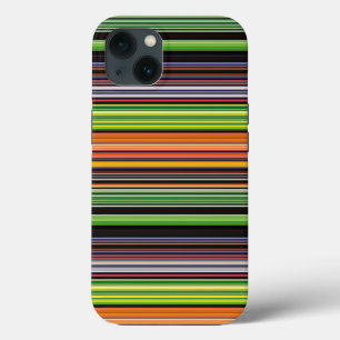 Case-Mate iPhone Case Jolies rayures noires colorées