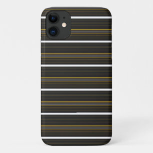 Case-Mate iPhone Case Jolies rayures noires jaunes