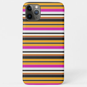 Case-Mate iPhone Case Jolies rayures noires orange