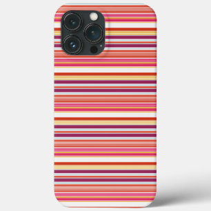 Case-Mate iPhone Case Jolies rayures roses marron