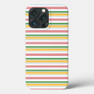 Case-Mate iPhone Case Jolies rayures vert jaune