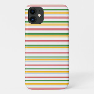 Case-Mate iPhone Case Jolies rayures vert jaune