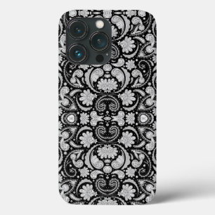 Case-Mate iPhone Case Jolis motifs cachemire vintage noir et blanc