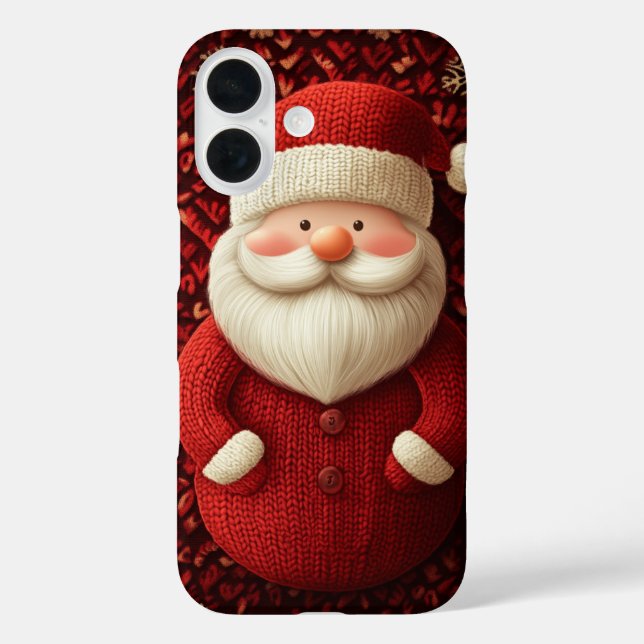 Coques Case-Mate iPhone Jolly Knished Santa Claus Red Sweat Noël (Verso)