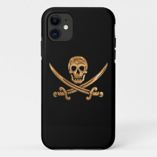 Etui iPhone Case-Mate Jolly roger d'or
