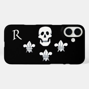 COQUES iPhone 16 PLUS JOLLY ROGER SKULL ET TROIS LIEUX FLAG MONOGRAM