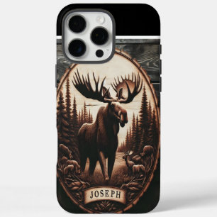 Coques iPhone 16 Pro Max Joseph's Moose Wood Carving