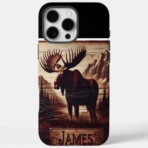 Coques iPhone 16 Pro Max Joseph's Moose Wood Carving