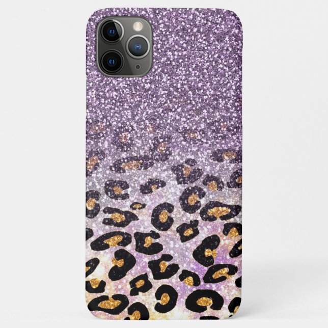 Coques Case-Mate iPhone Jote fille violet & or Parties scintillant Emprein (Dos)